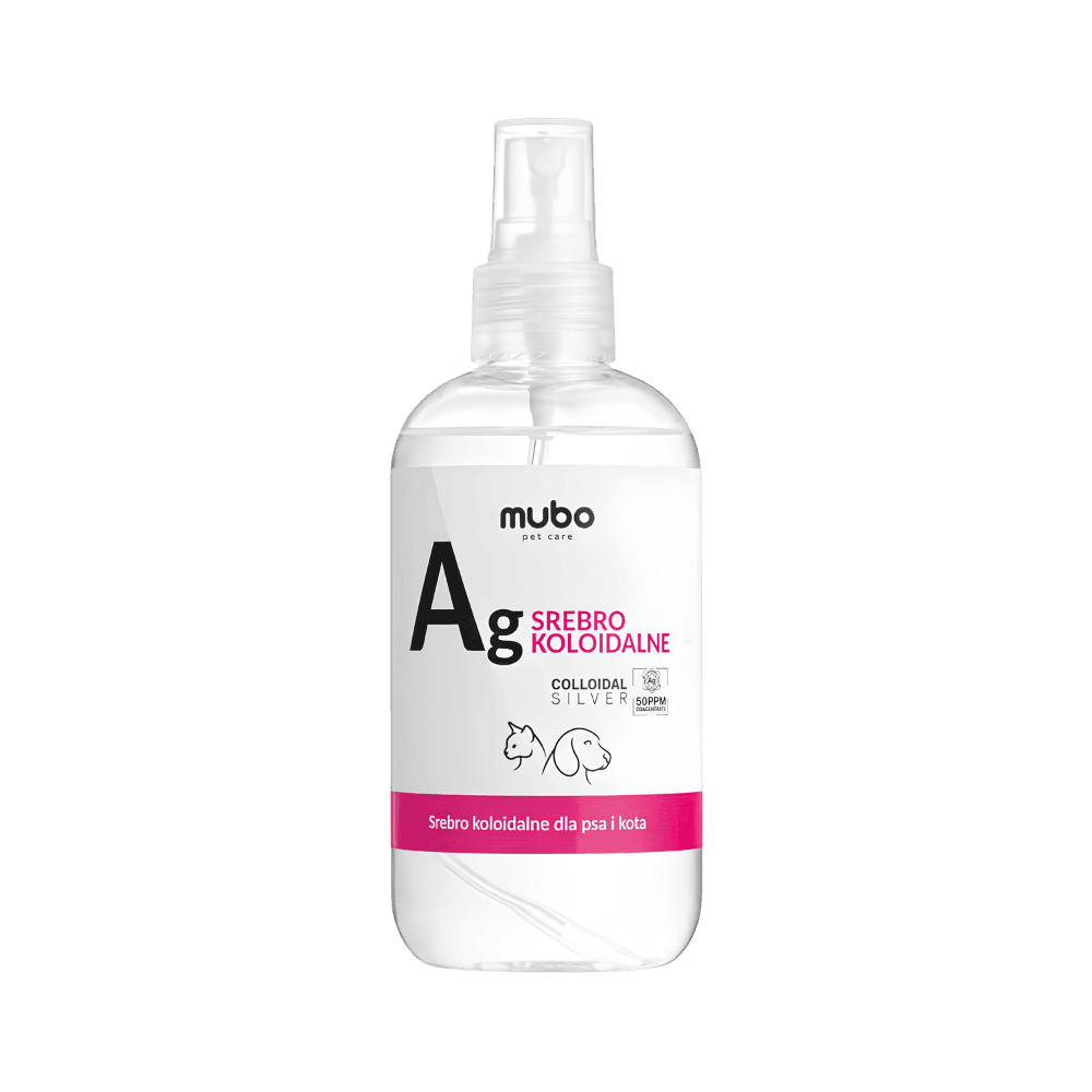 Mubo Colloidal Silver - Srebro koloidalne dla psa i kota, 250ml