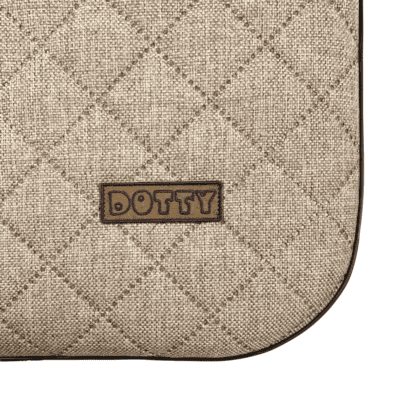 DOTTY Tkanina – Materac ortopedyczny dla psa, brązowy - obrazek 4