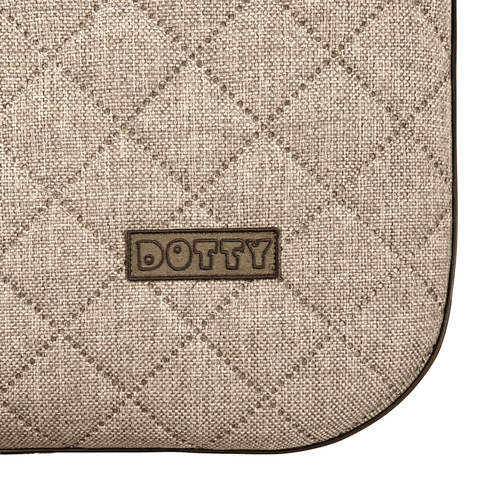 DOTTY Tkanina – Materac ortopedyczny dla psa, brązowy