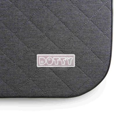 DOTTY Tkanina – Materac ortopedyczny dla psa, grafitowo-beżowy - obrazek 3