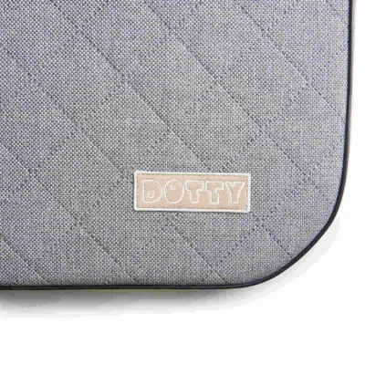 DOTTY Tkanina – Materac ortopedyczny dla psa, szaro-beżowy - obrazek 2