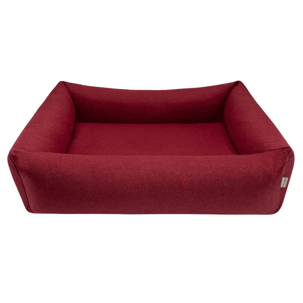 Bowl&Bone Republic Bliss – Ortopedyczne legowisko, kanapa dla psa i kota, czerwone