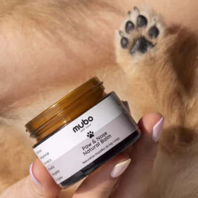 Mubo Paw & Nose Fragrance Free Natural Balm - Naturalne, bezzapachowe masełko do łap i nosa, dla psa i kota, 50g - obrazek 2
