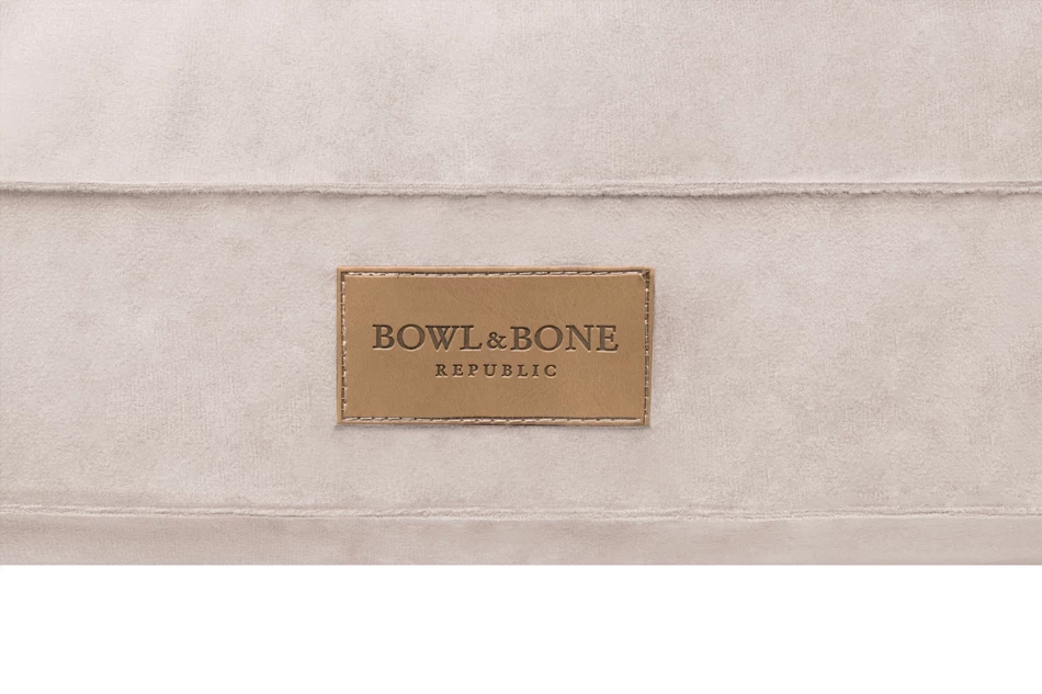 Bowl&Bone Republic Classic – Poducha dla psa i kota, kremowa