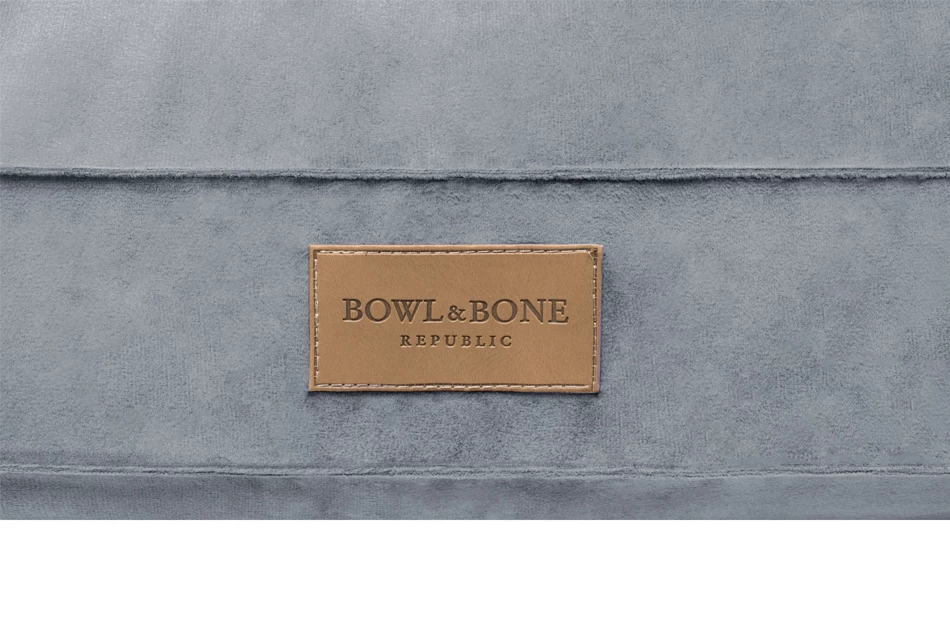 Bowl&Bone Republic Classic – Poducha dla psa i kota, szara