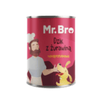 Kolor: Mr.Bro – Monobiałkowa karma mokra dla psów, dzik z żurawiną