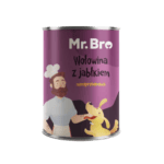 Kolor: Mr.Bro – Monobiałkowa karma mokra dla psów, wołowina z jabłkiem